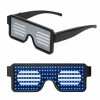 led message light glasses