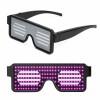 luminous led message light glasses