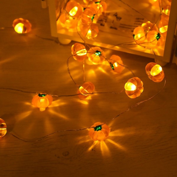 Pumpkin LED String Lights