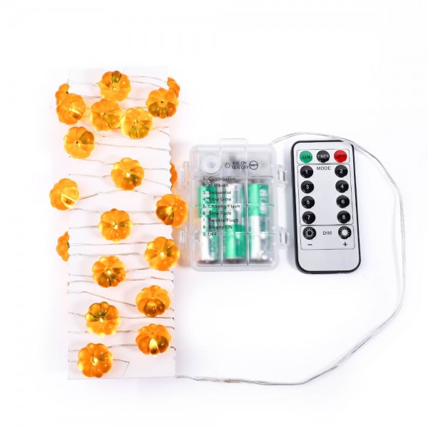 Pumpkin LED String Lights