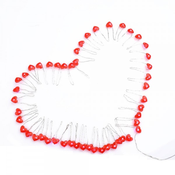 Heart LED String Lights